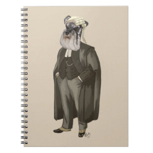 Caderno Espiral Schnauzer Lawyer 2