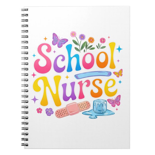 Caderno Espiral School Nurse Photo Notebook (Frente)