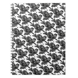 Caderno Espiral Schwarze Rosen