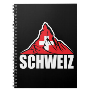 Caderno Espiral Schweiz Matterhorn Suiça