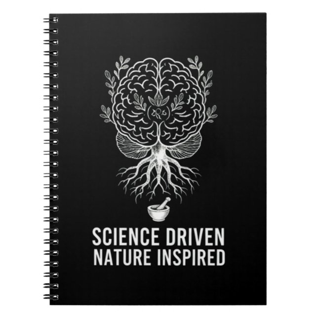 Caderno Espiral Science Driven Nature Inspired Botanical  (Frente)