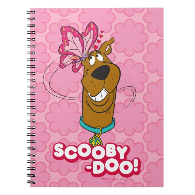 Caderno Espiral Scooby-Doo Butterfly Kisses (Frente)
