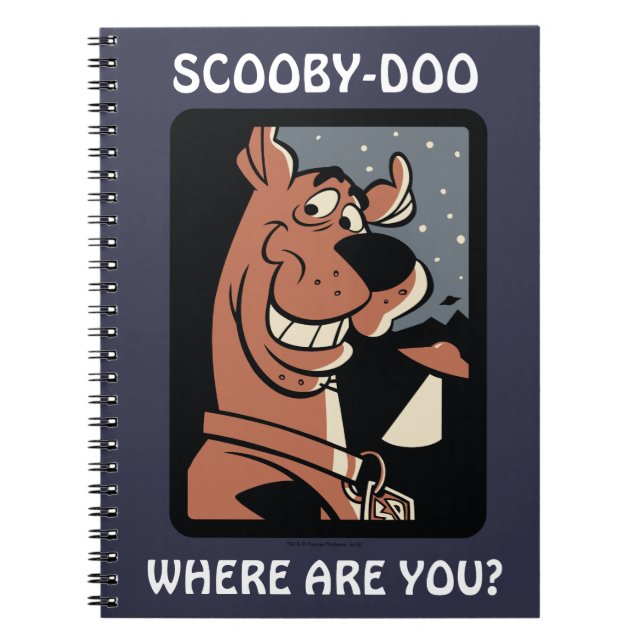 Caderno Espiral Scooby-Doo com OVNI (Frente)