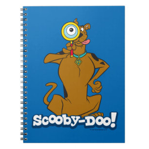 Caderno Espiral Scooby Doo Com Vidro De Ampliação