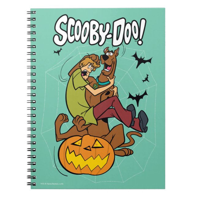Caderno Espiral Scooby-Doo e Shaggy Halloween Fright (Frente)