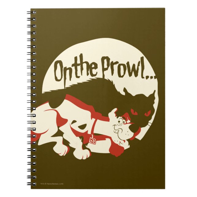 Caderno Espiral Scooby-Doo "On The Prowl" (Frente)