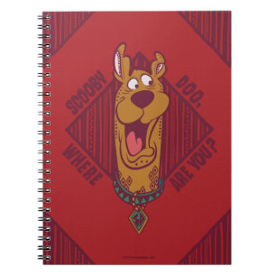Caderno Espiral Scooby-Doo Onde Está O Seu Gráfico Tribal
