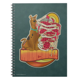 Caderno Espiral Scooby-Doo Pilha de pizza "Munchies"