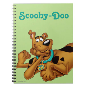 Caderno Espiral Scooby-Doo que encontra-se para baixo