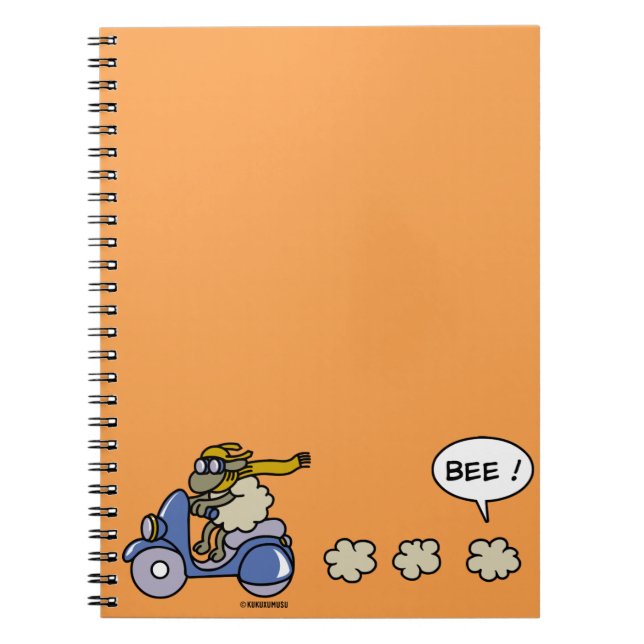 Caderno Espiral Scooter (Frente)