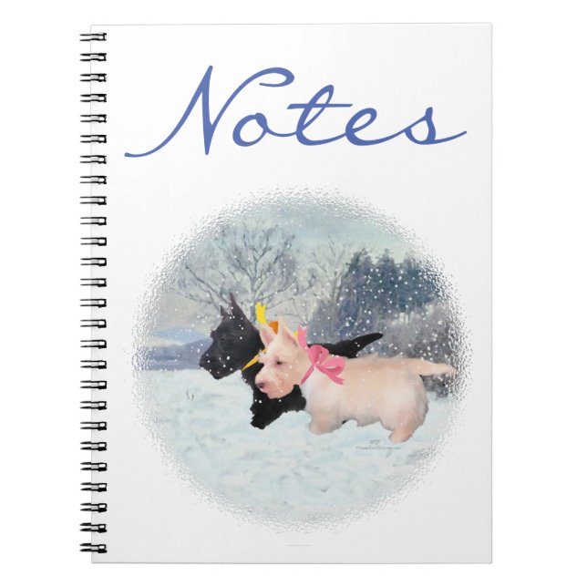 Caderno Espiral Scottie Pups (Frente)