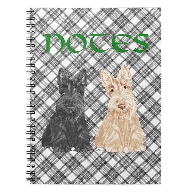 Caderno Espiral Scotties Tartan (Frente)