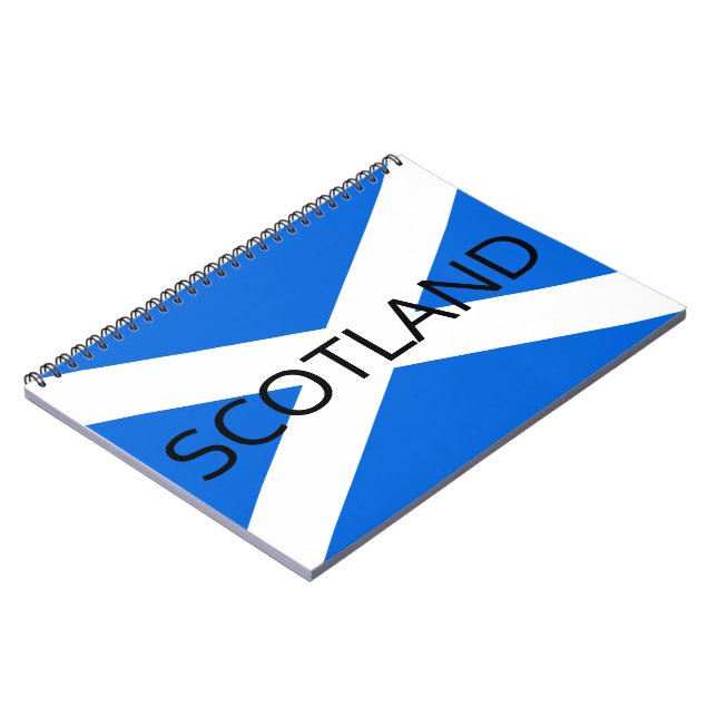 Caderno Espiral Scottish Flag Scotland Nbcnt (Left Side)