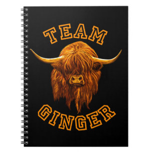 Caderno Espiral Scottish Highland Celebration Team Ginger