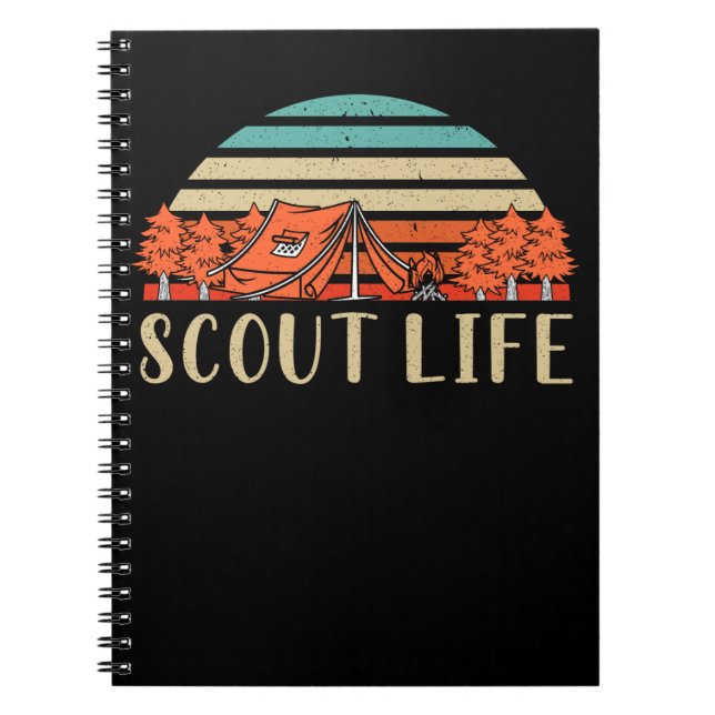 Caderno Espiral Scout Life Campfire (Frente)