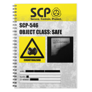 Caderno Espiral SCP - 546 "A Notebook"