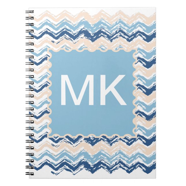 Caderno Espiral Scribble ZigZag na costa (Frente)