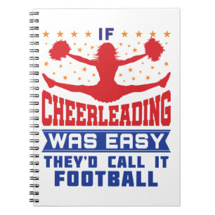 Caderno Espiral Se O Cheerleader Fosse Um Cheerleader Engraçado E 