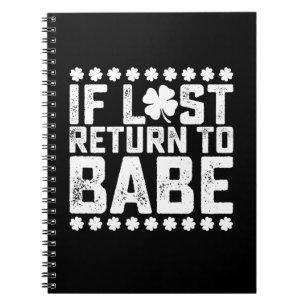 Caderno Espiral Se Perdido Devolver à Bela Eu Sou Casal Bela Combi