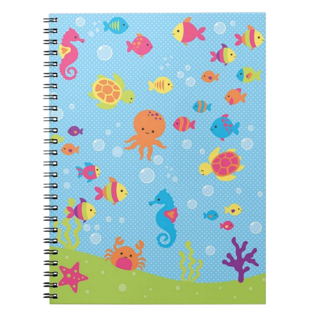 Caderno Espiral Sealife (Frente)