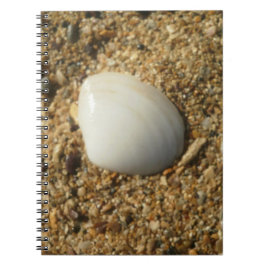 Caderno Espiral Seashell na areia