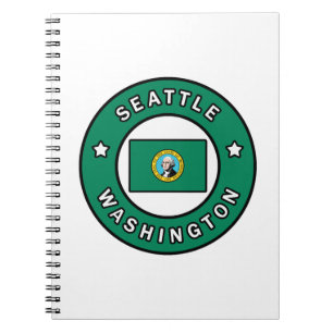 Caderno Espiral Seattle Washington