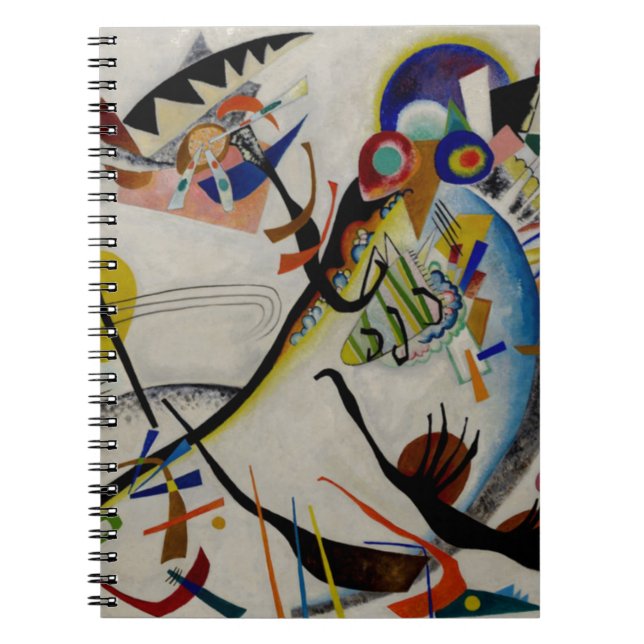 Caderno Espiral Segmento Azul Kandinsky (Frente)