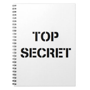Caderno Espiral segredo de topo