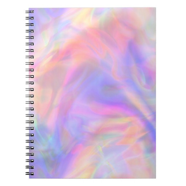 Caderno Espiral segunda visão, holo pastel : (Frente)