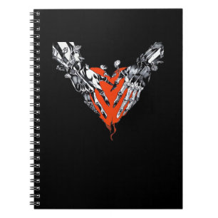 Caderno Espiral Segurando Cardíaco Clássico