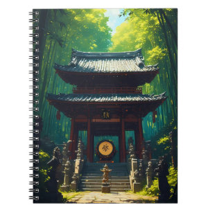 Caderno Espiral "Seijaku no Mon" – Porta da Tranquilidade