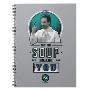 Caderno Espiral Seinfeld No Soup For You Graphic