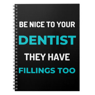 Caderno Espiral Seja Bom Para O Seu Dentista Que Eles Também Têm C
