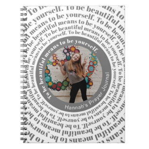 Caderno Espiral Seja Bonito Ser Seu Diário Personalizado De Oração