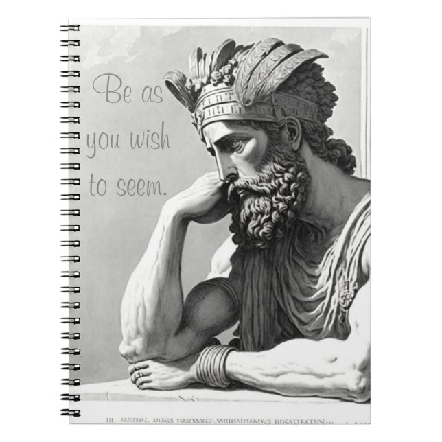 Caderno Espiral Seja como quiser. (Frente)