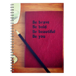 Caderno Espiral Seja corajoso