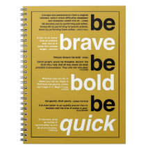 Seja Corajoso. Seja Negrito. Seja Rápido. Cotações