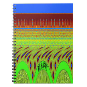 Caderno Espiral Seja feliz Tenha um bom dia