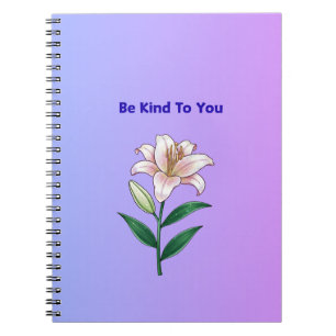 Caderno Espiral Seja Gentil Com Você Estojo de Telefone de Autocui