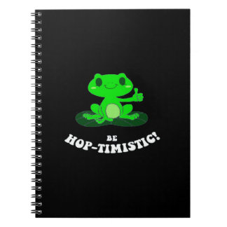 Caderno Espiral Seja HopTimística | Sapo Engraçado | SAPO