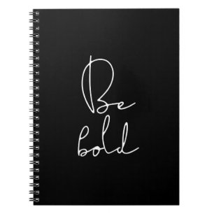 Caderno Espiral Seja pia batismal branca corajosa