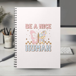 Caderno Espiral Seja Um Bom Motivador Humano Dizendo Boas Vibas