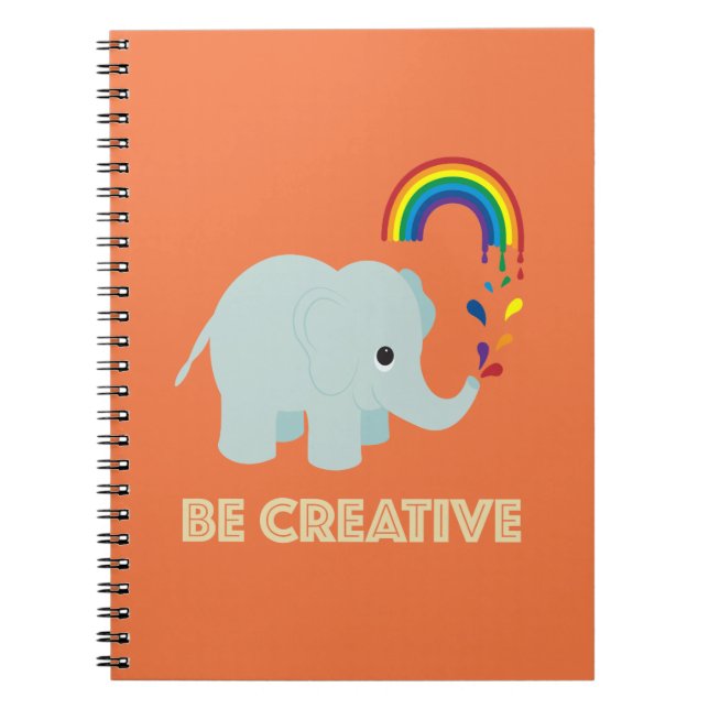 Caderno Espiral Seja um notebook criativo (Frente)