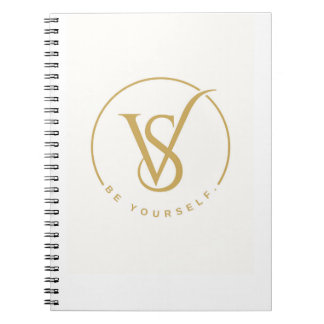 Caderno Espiral Seja Você VS Logotipo Monograma