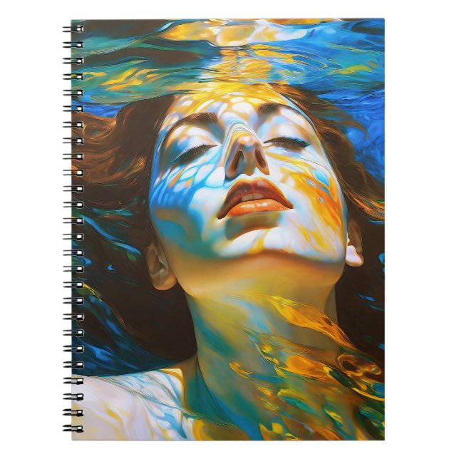 Caderno Espiral "Selene" - Mulheres Na Água (Frente)