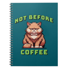 Caderno Espiral Sem Café Não