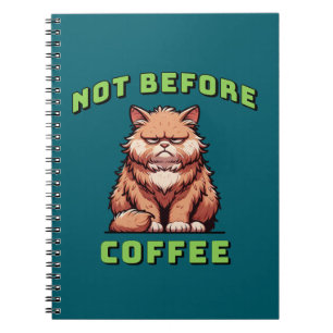 Caderno Espiral Sem Café Não