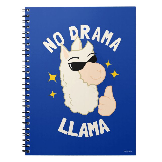 Caderno Espiral Sem Drama Llama (Frente)