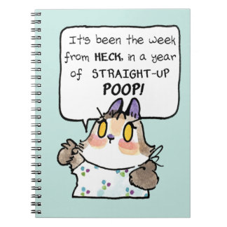 Caderno Espiral Semana Beatrix do notebook heck