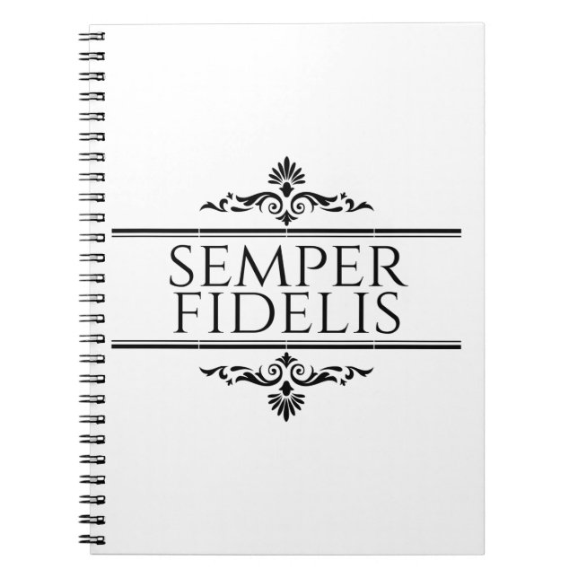 Caderno Espiral Semper Fidelis (Frente)